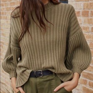 Urban Outfitters Lou Mock-neck pullover sweater